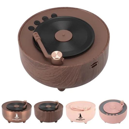 Retro Bluetooth Speaker With LED Colorful Light