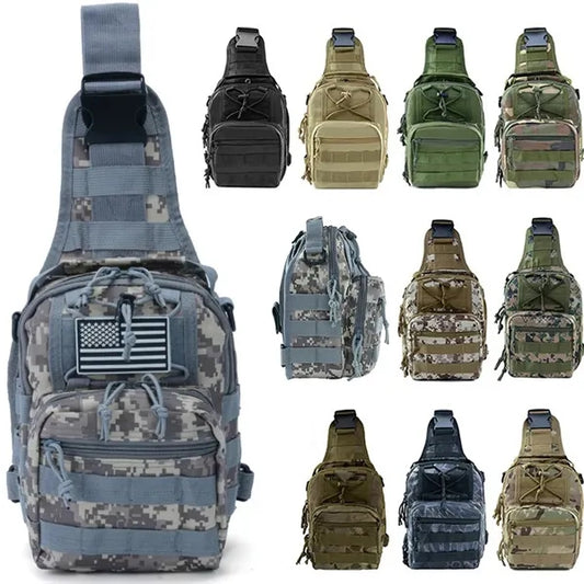Military Shoulder Bag Sling Backpackv