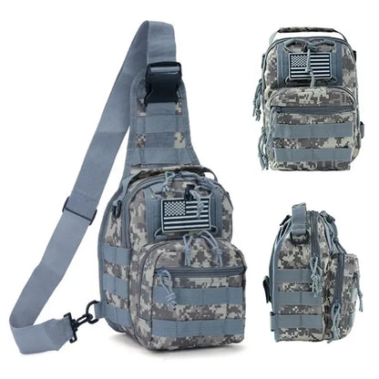 Military Shoulder Bag Sling Backpackv