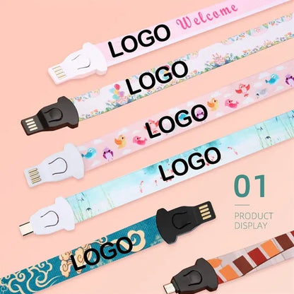 Work Id Lanyard Variable Data Cable