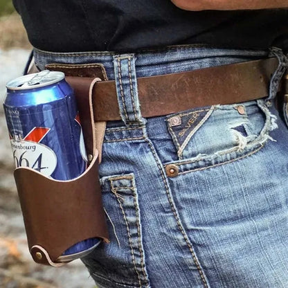 Leather Beer Holster Bottle Holders