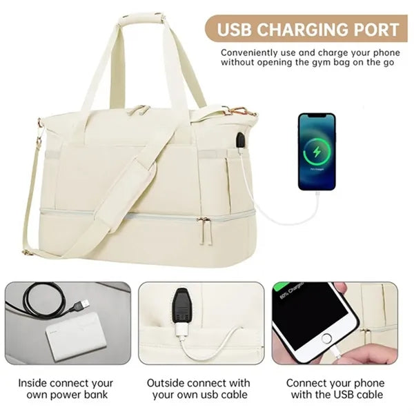 Travel Weekender Duffel Bag