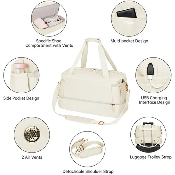 Travel Weekender Duffel Bag