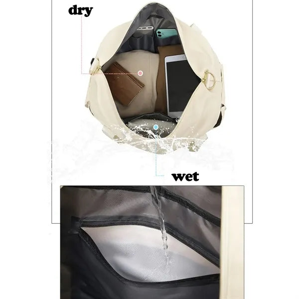 Dry Wet Weekender Duffel Bag