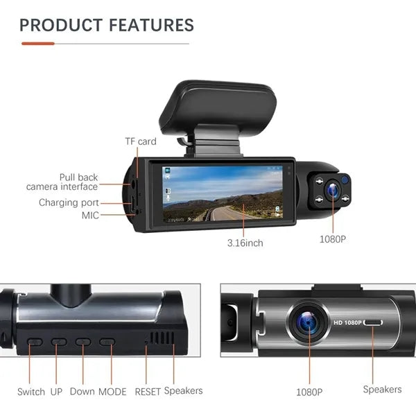 Dual Camera Dash Cam