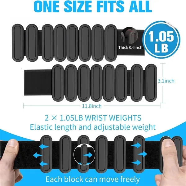 Wearable Wrist & Ankle 1/2Lb Weight