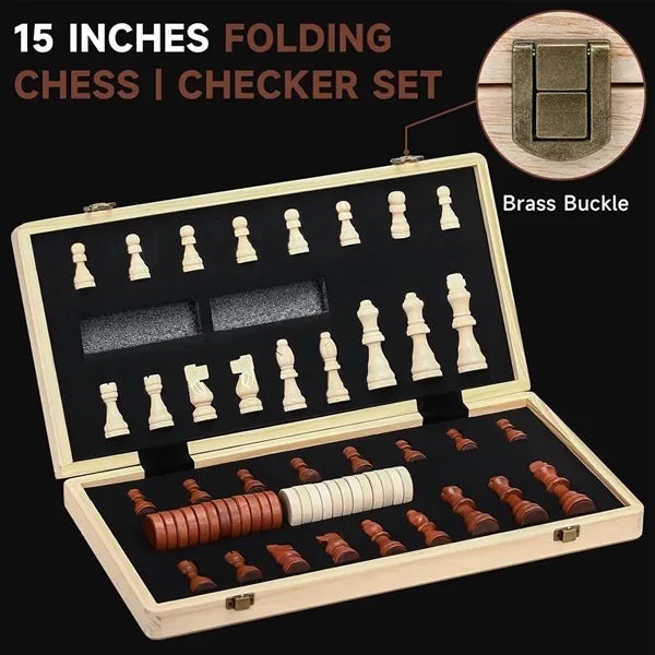 Magnetic Wooden Chess Set