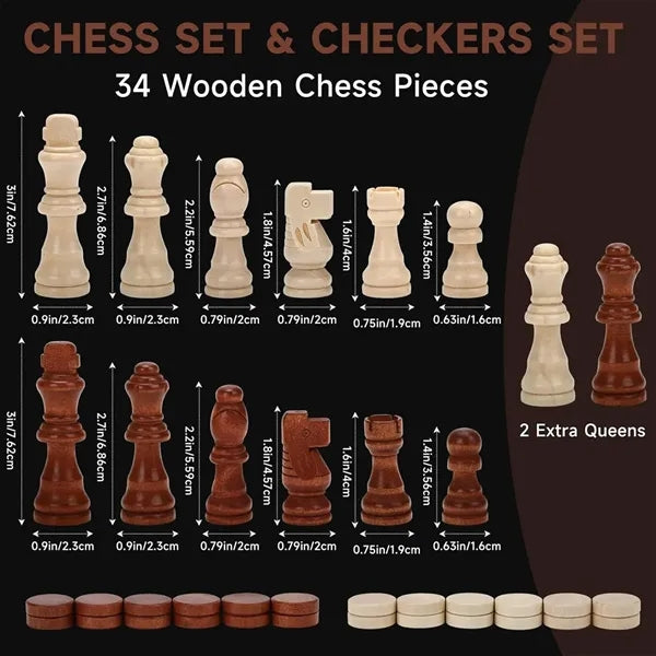 Magnetic Wooden Chess Set