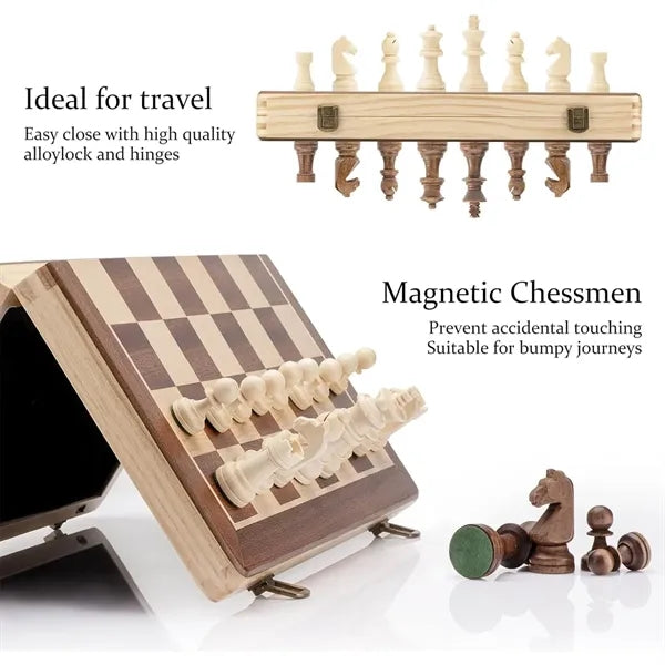 Magnetic Wooden Chess Set