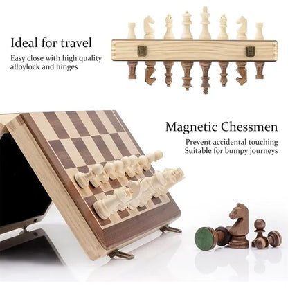 Magnetic Wooden Chess Set