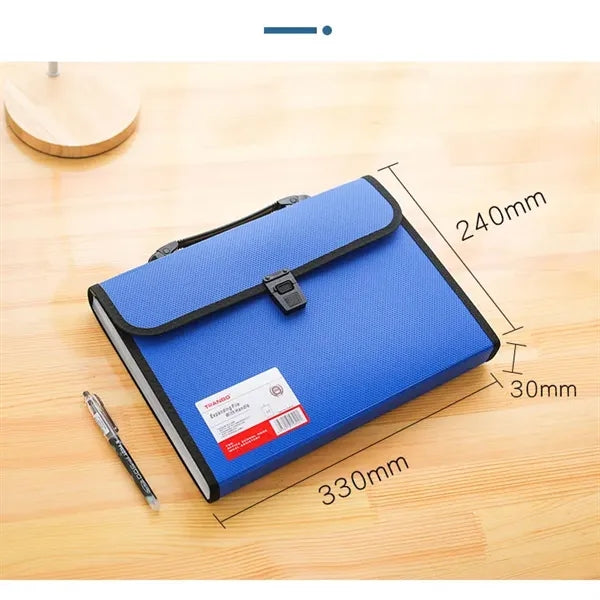 13 Pockets Accordion File Organizer