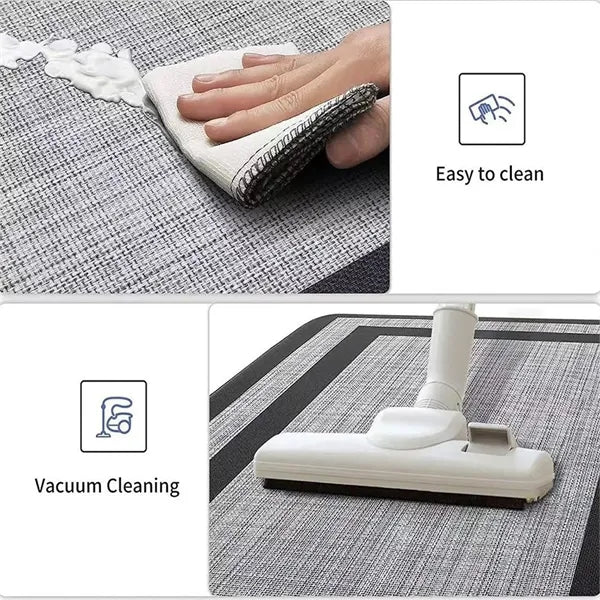 Cushioned Non Slip Rugs For Kitchen Floor Set Of 2 Pcs
