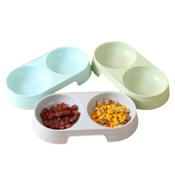 2 In 1 Plastic Pet Bowl