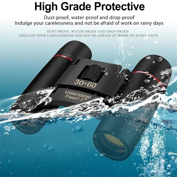30x60 Waterproof Lightweight Binoculars for Sightseeing
