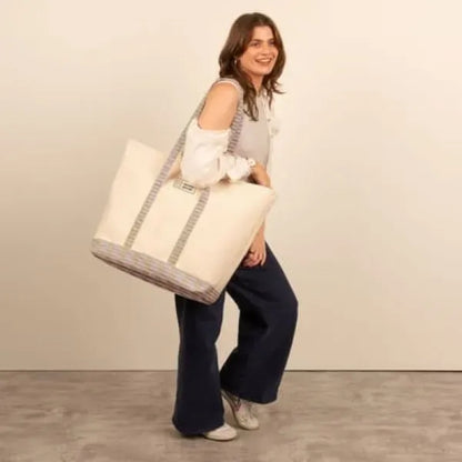 4CP TRIM MORRIS TOTE - EXTRA LARGE OPEN