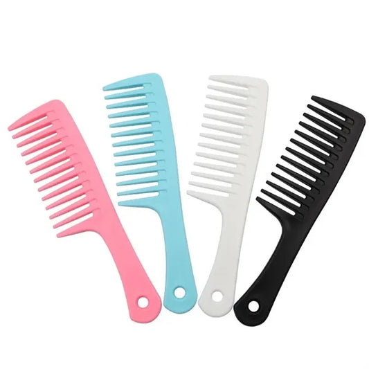 Plastic Wide Teeth Hair Comb
