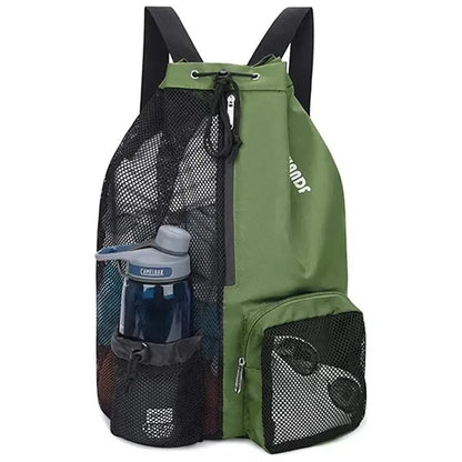 Travel Mesh Backpack with Zipper Pocket