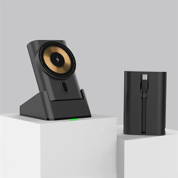 3 In 1 Magnetic Wireless Charging Power Bank