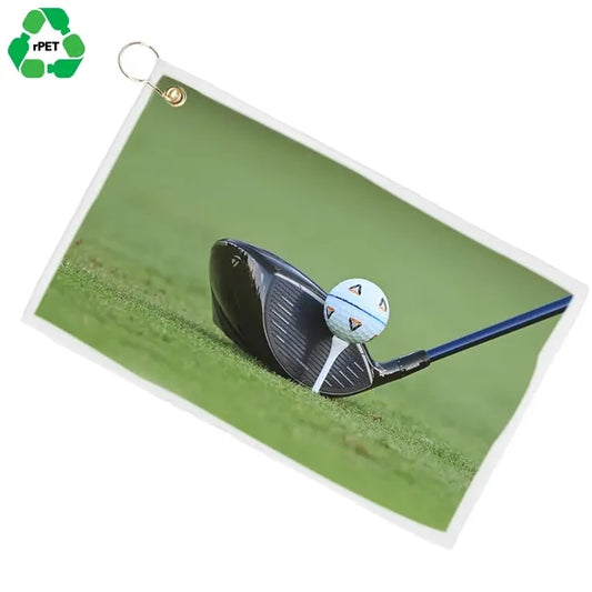 12"x 20" Eco-friendly rPET Sublimated Microfiber Velour Golf