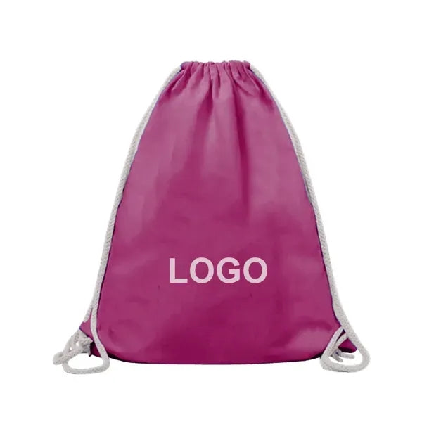 Affordable Cotton Drawstring Backpack  - B2