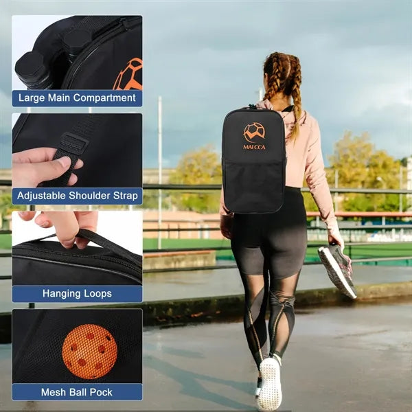 Carbon Fiber Pickleball Set For Kids w/ EVA Bag