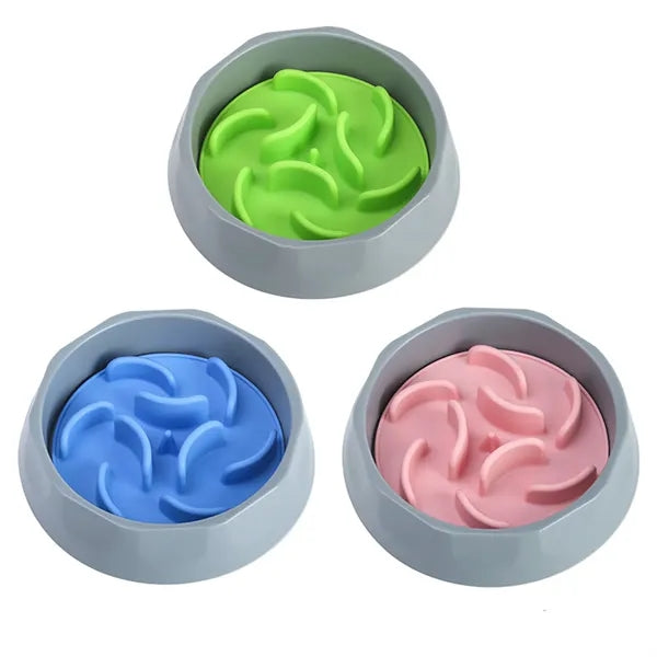 Slow Feeder Dog Bowls With Suction Cup