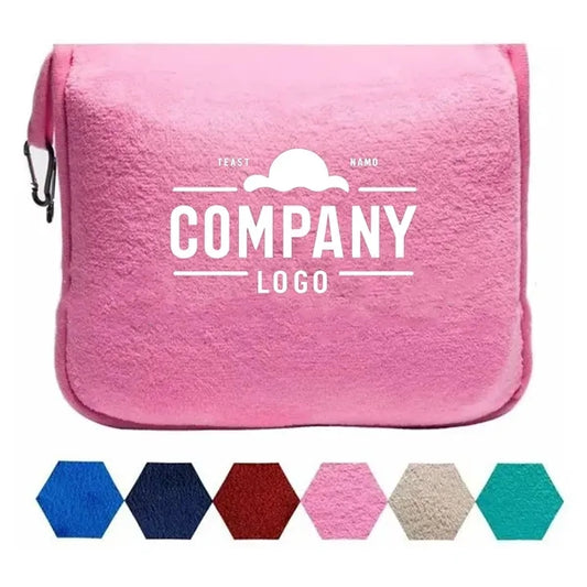 Premium Soft Long Travel Blanket Pillow