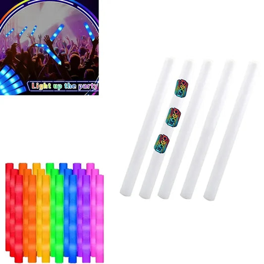 Multicolor Foam Cotton Glow Stick