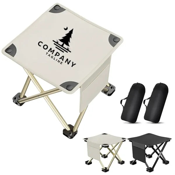 Portable Folding Stool With Carry Bag