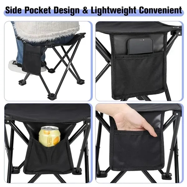 Portable Folding Stool With Carry Bag
