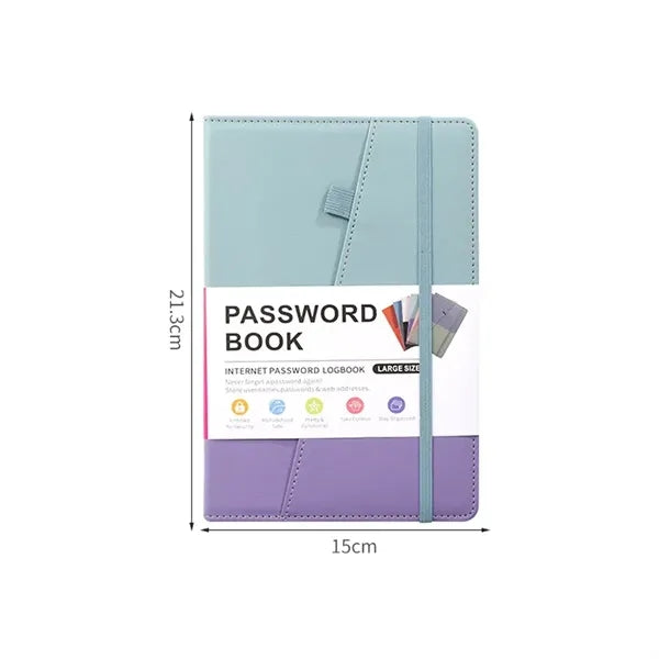PU A5 Password Notebook