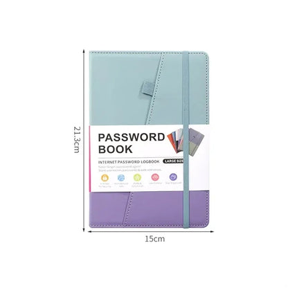 PU A5 Password Notebook