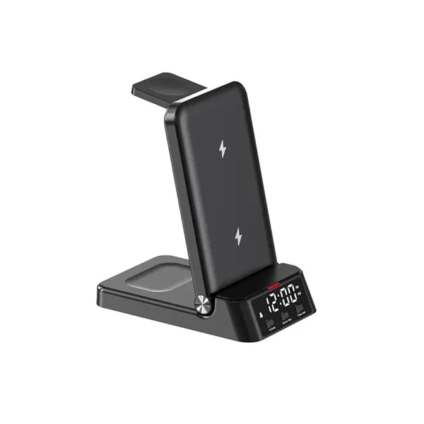 Alarm Clock with Wireless Charging Station