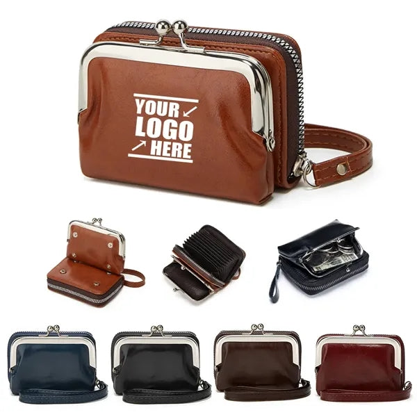 Detachable PU Leather Credit Wallet