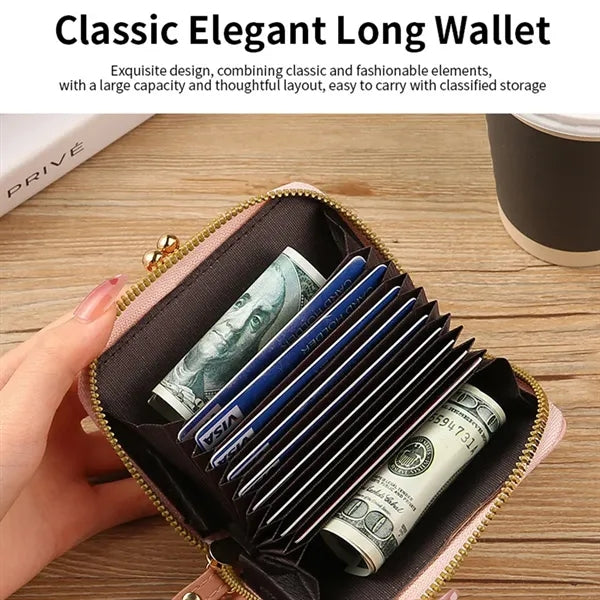 Detachable PU Leather Credit Wallet