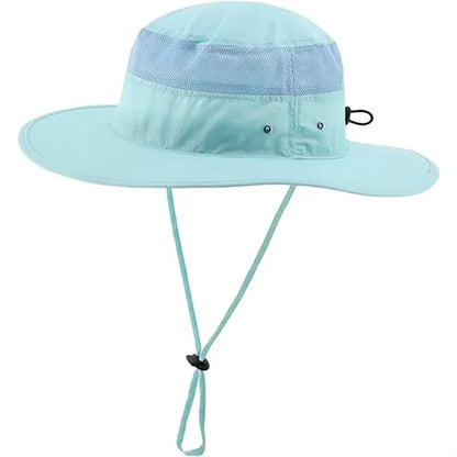 Full Color Wide Brim UV Protection Bucket Hat