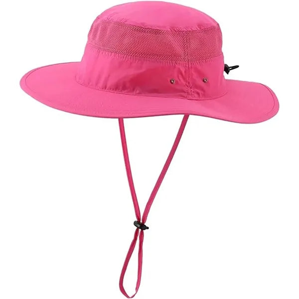 Full Color Wide Brim UV Protection Bucket Hat