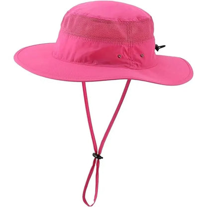 Full Color Wide Brim UV Protection Bucket Hat