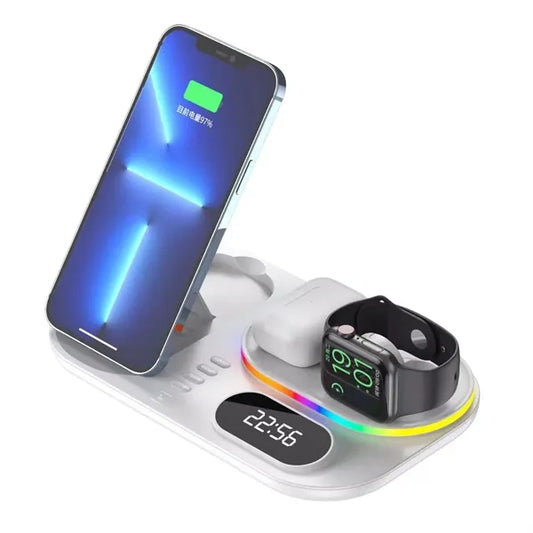 LED Light Phone Charger Stand