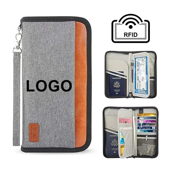 RFID Blocking Card Organiser Passport Wallet