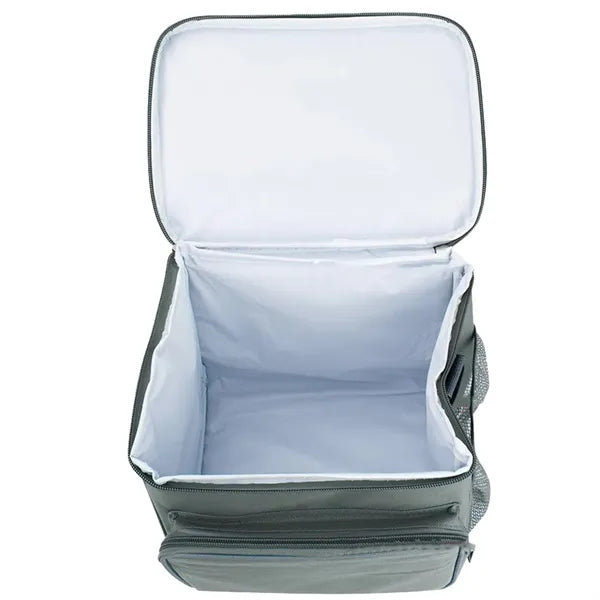 Durable And Insulated Lunch Tote With Zippered Outer Pocket