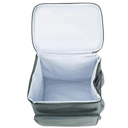 Durable And Insulated Lunch Tote With Zippered Outer Pocket