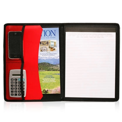 Leather Journal with Color Block Strap and Pen loop