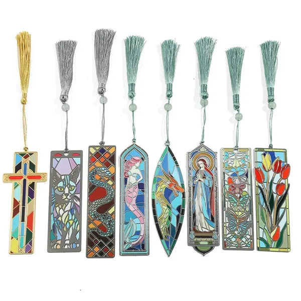 Art Painting Style Paper Bookmarks