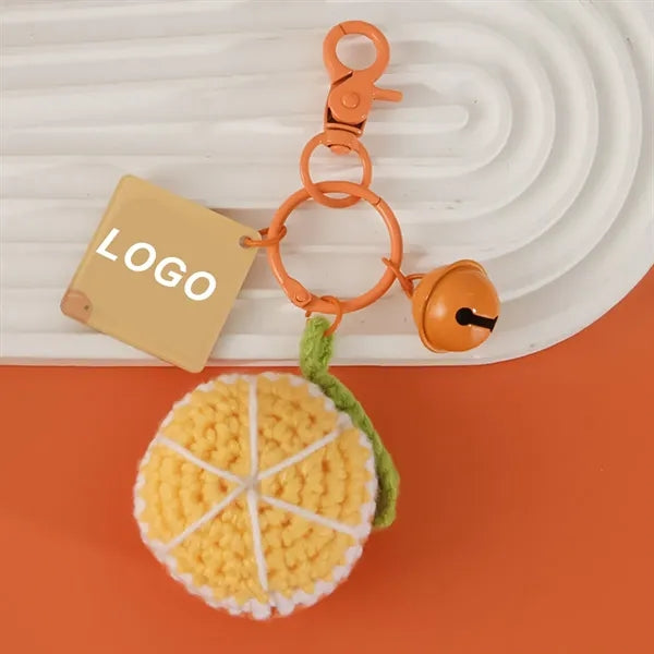 Cute Sunflower handmade Crochet Weave Keychain