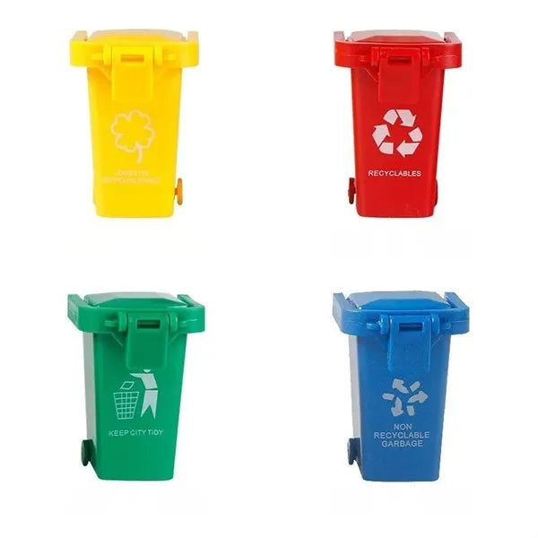 Trash Can Keychain