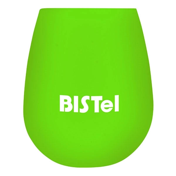Unbreakable Silicone Stemless Wine Cup for Parties, Camping