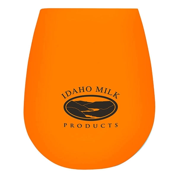 Unbreakable Silicone Stemless Wine Cup for Parties, Camping