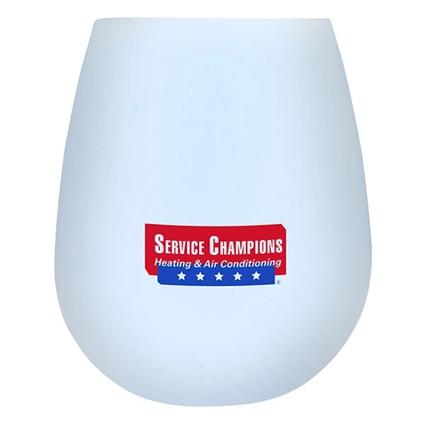Unbreakable Silicone Stemless Wine Cup for Parties, Camping