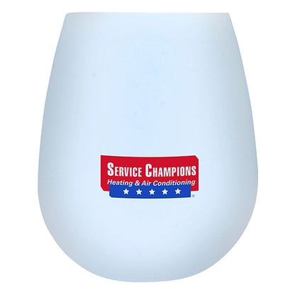 Unbreakable Silicone Stemless Wine Cup for Parties, Camping